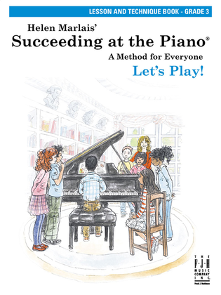 Book cover for Succeeding at the Piano, Lesson and Technique Book - Grade 3