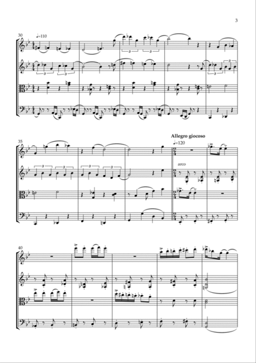 It Ain't Necessarily So String Quartet scores gallery preview page 3