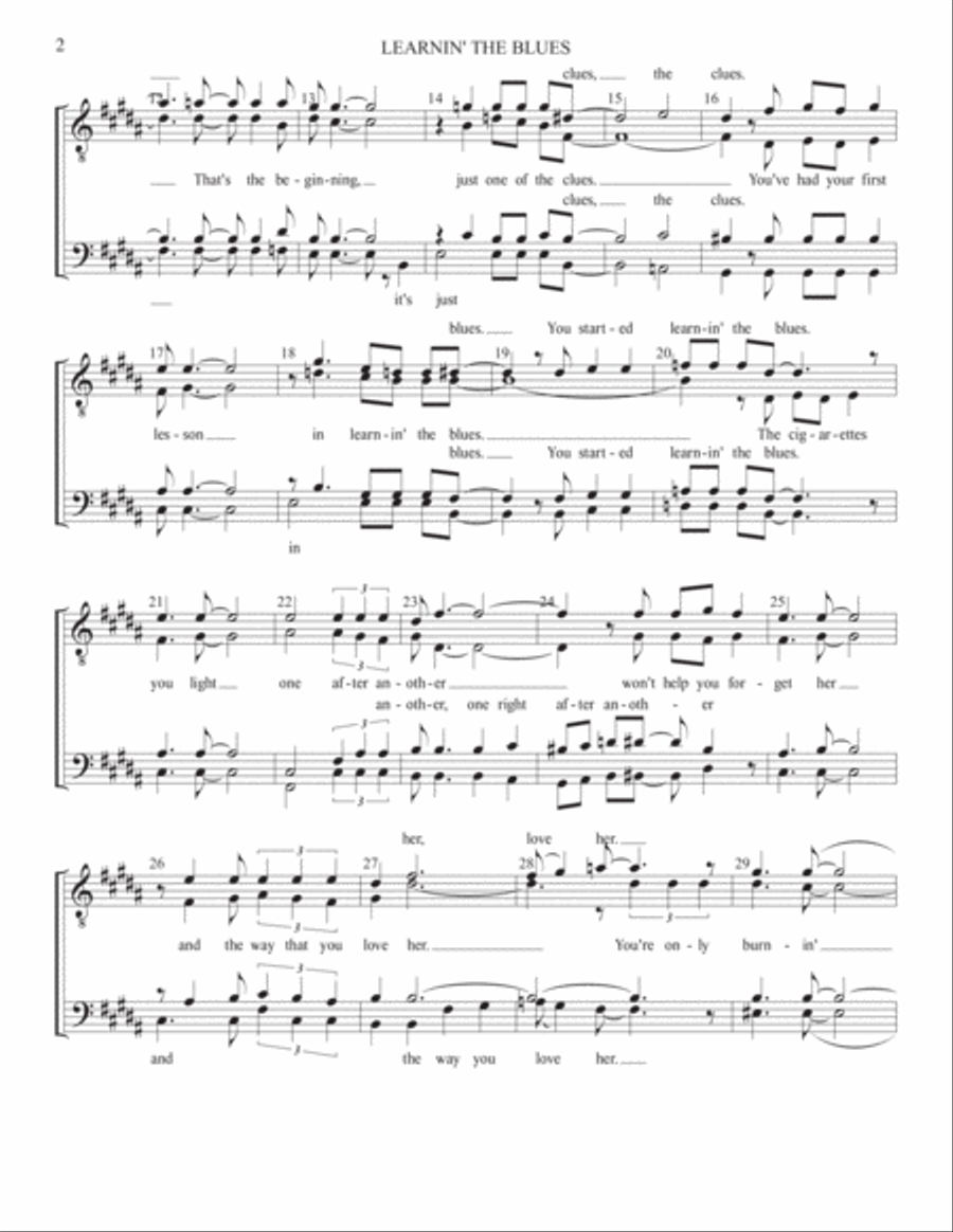 Learnin' The Blues Learnin' The Blues Small Ensemble scores gallery preview page 2