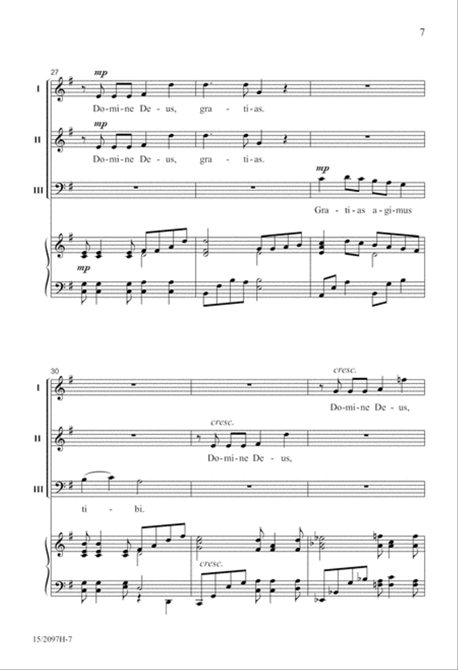 Et In Terra Pax 3-Part scores gallery preview page 8