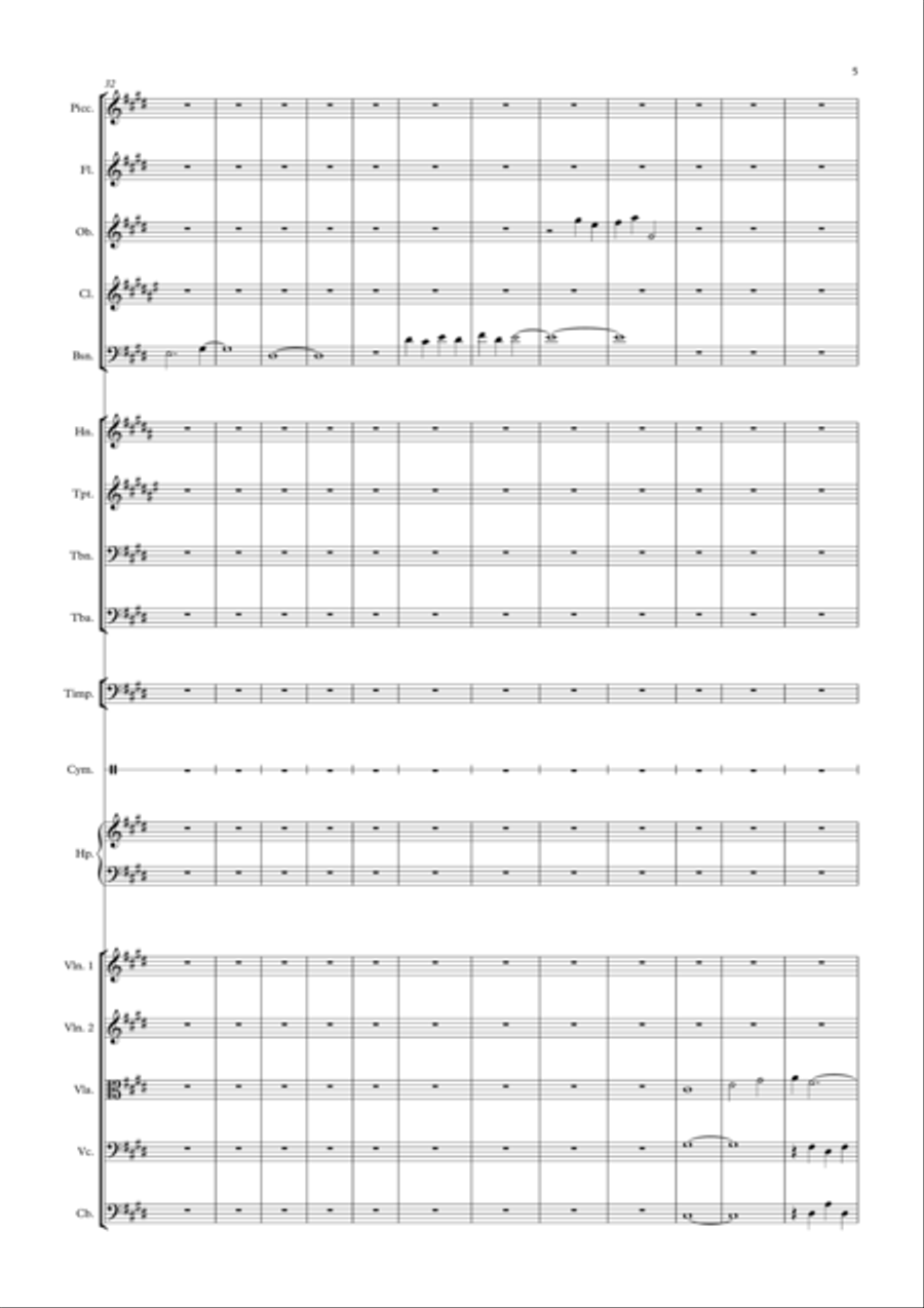 an egyptian princess Small Ensemble scores gallery preview page 6