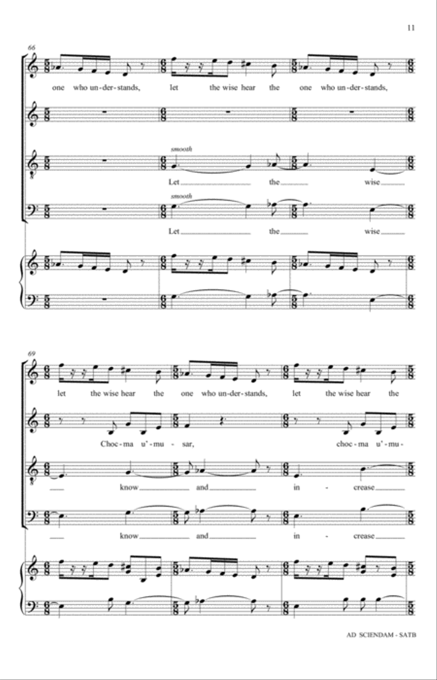 Ad Sciendam 4-Part scores gallery preview page 11