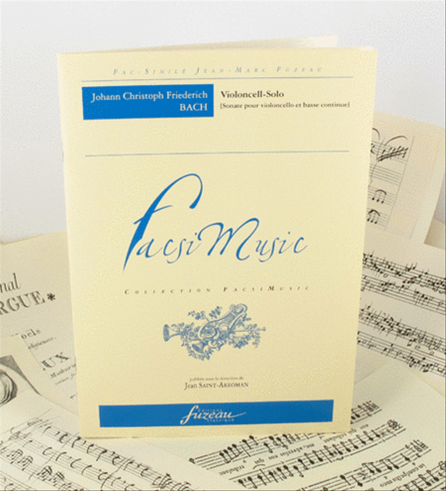 Sonata for cello and continuo - 1770 Cello Solo scores gallery preview page 1