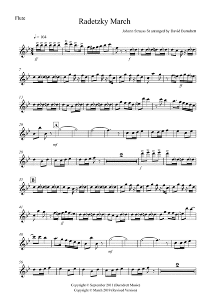 Radetzky March for Flute, Violin and Cello image number null
