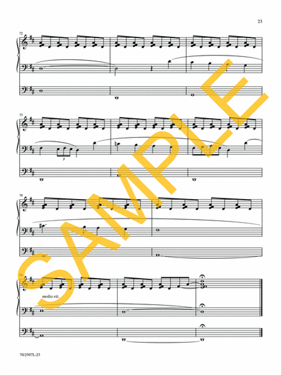 Hymn Inventions for Organ Organ Solo scores gallery preview page 17