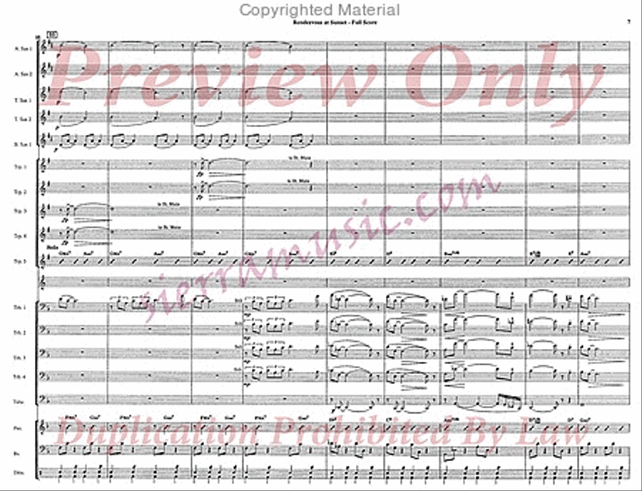 Rendezvous At Sunset Jazz Ensemble scores gallery preview page 8
