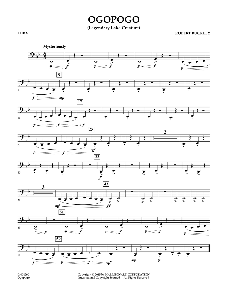 Ogopogo (Legendary Lake Creature) - Tuba