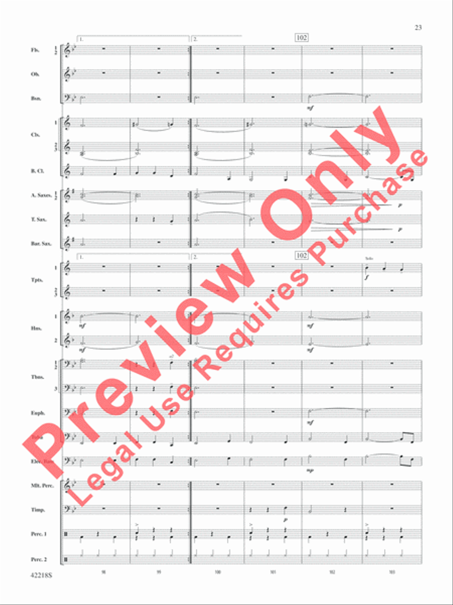 Tower of Power Greatest Hits Concert Band scores gallery preview page 24