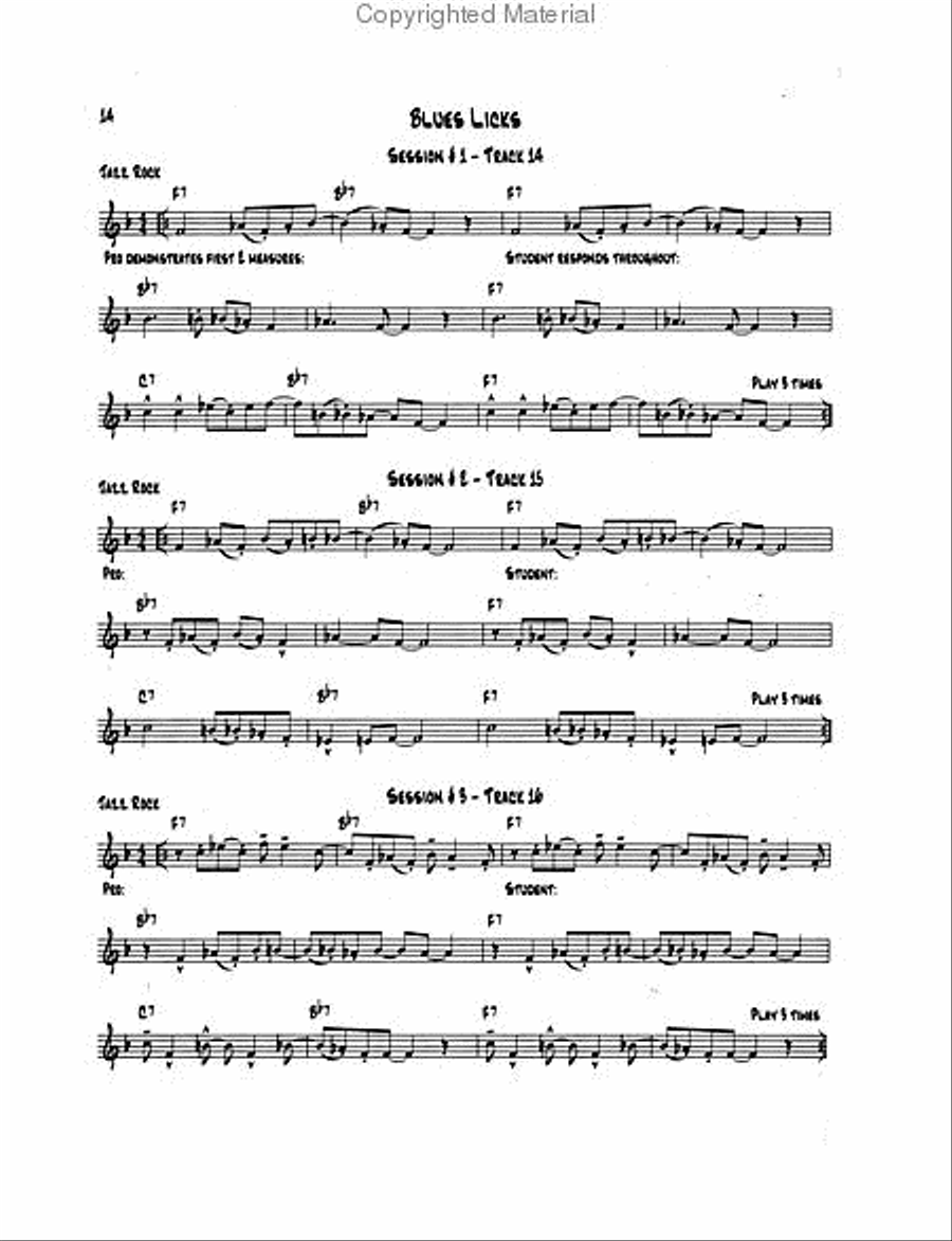 Know Before You Blow - Blues for Clarinet with 2 CDs Clarinet scores gallery preview page 4