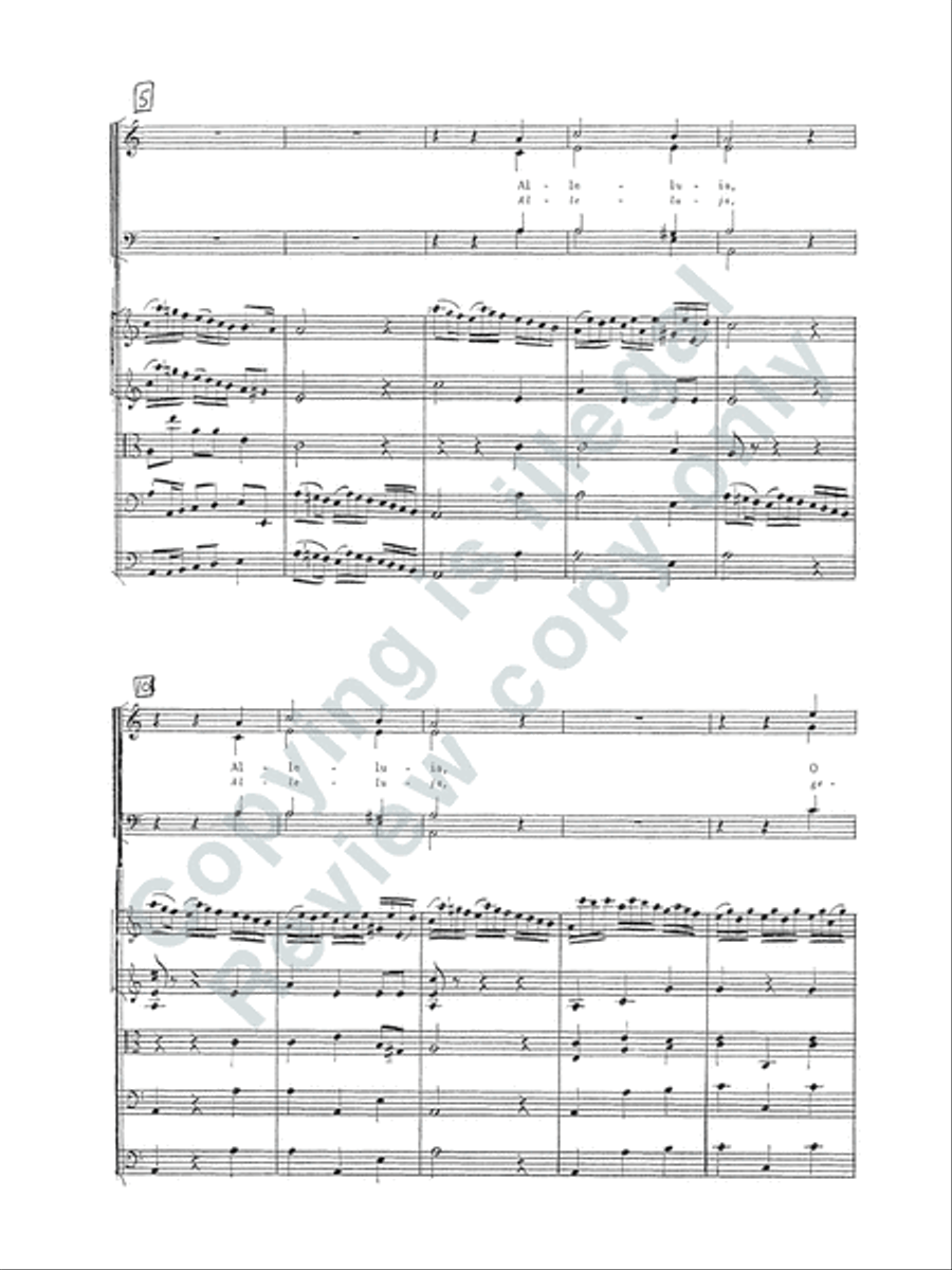 For Us a Child is Born (Additional String Orchestra Score) Choir scores gallery preview page 15