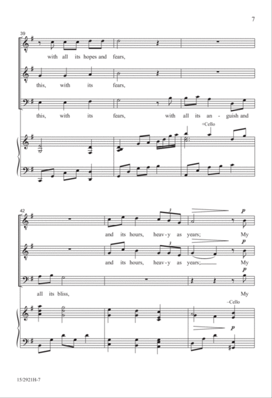 Where Dwells the Soul of My Love TTB scores gallery preview page 7