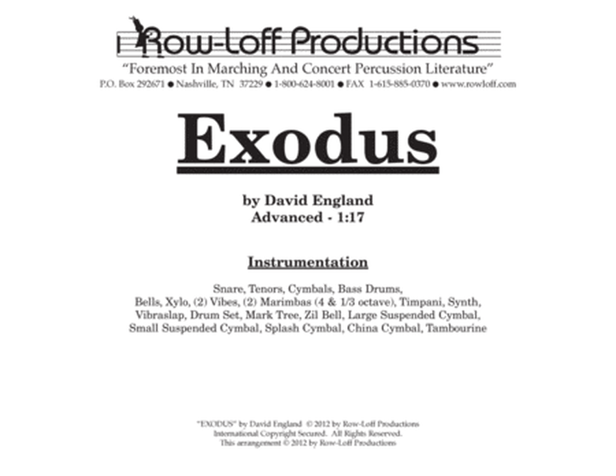 Exodus w/Tutor Tracks