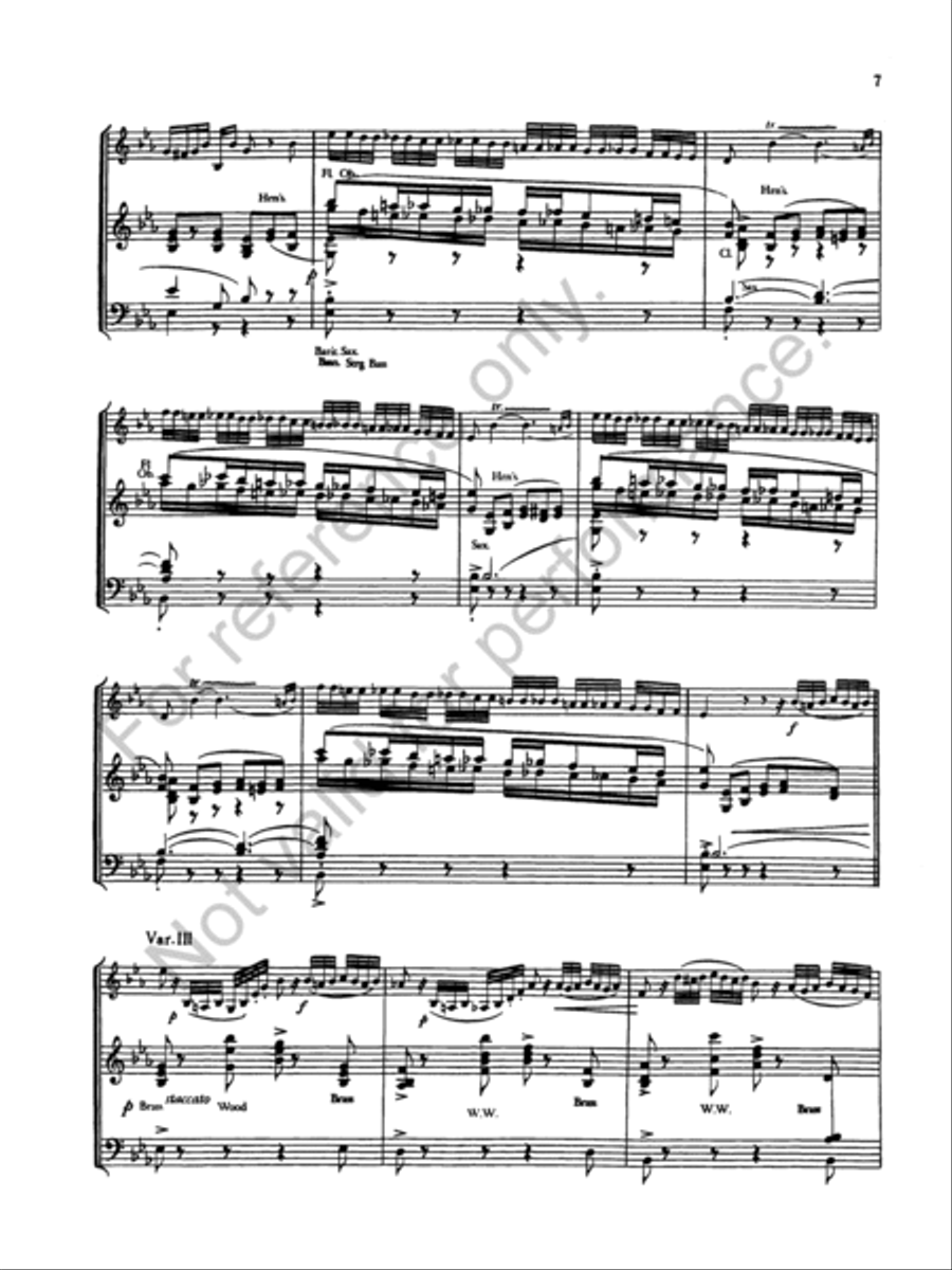 Carnival of Venice Concert Band scores gallery preview page 8