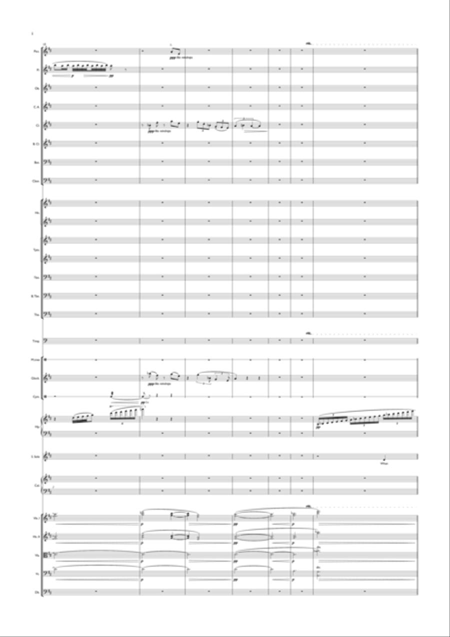 Crown of Thorns, Crowns of Glory (When I Survey the Wondrous Cross) for Soprano Solo and Orchestra Full Orchestra scores gallery preview page 2