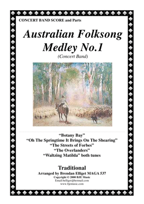 Book cover for Australian Folksong Medley No. 1 - Concert Band