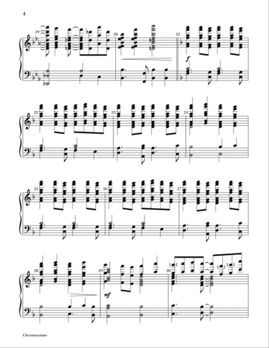 Christmastime Children's Choir scores gallery preview page 4