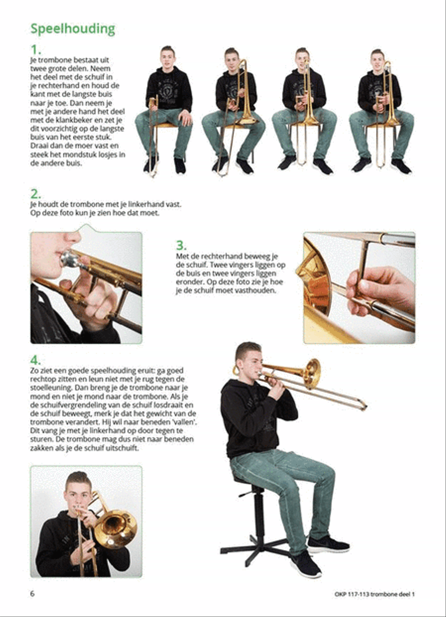 Samen Leren Samenspelen Vlaams Deel 1 Trombone Solo scores gallery preview page 4