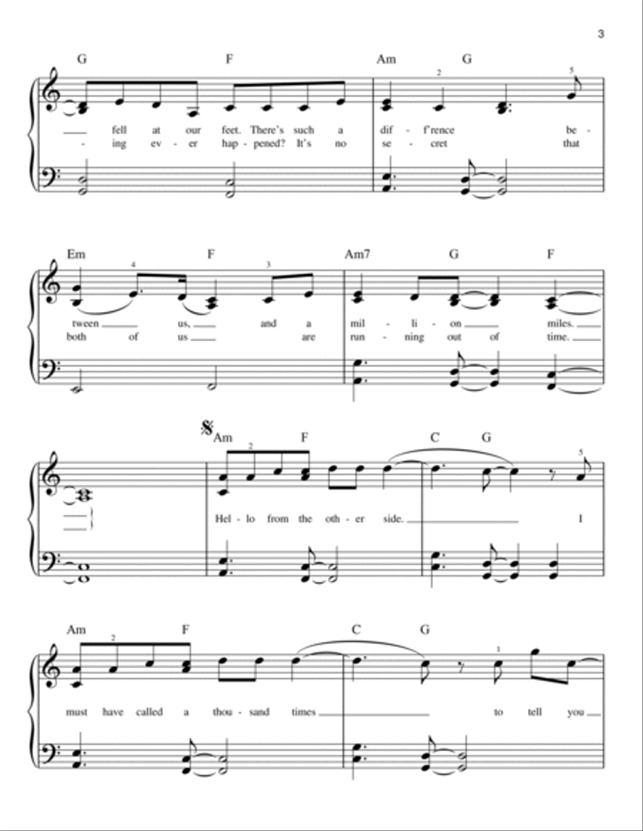 Hello Easy Piano scores gallery preview page 3