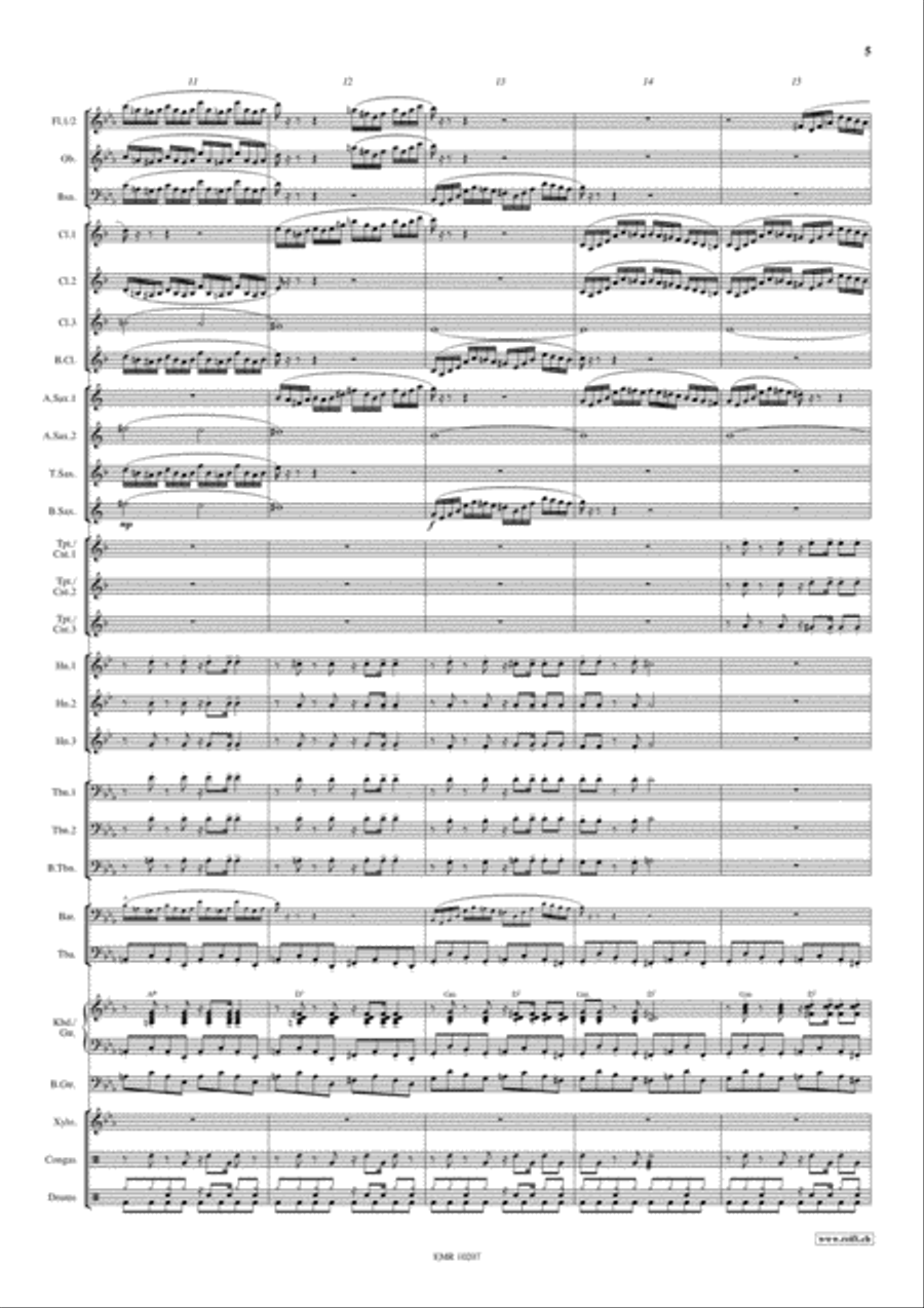Solfeggietto Concert Band scores gallery preview page 6