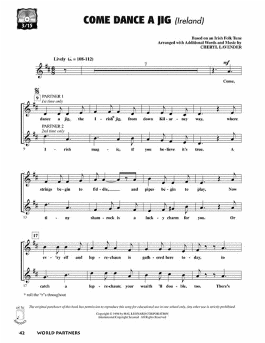 World Partners World Partners Choir scores gallery preview page 5