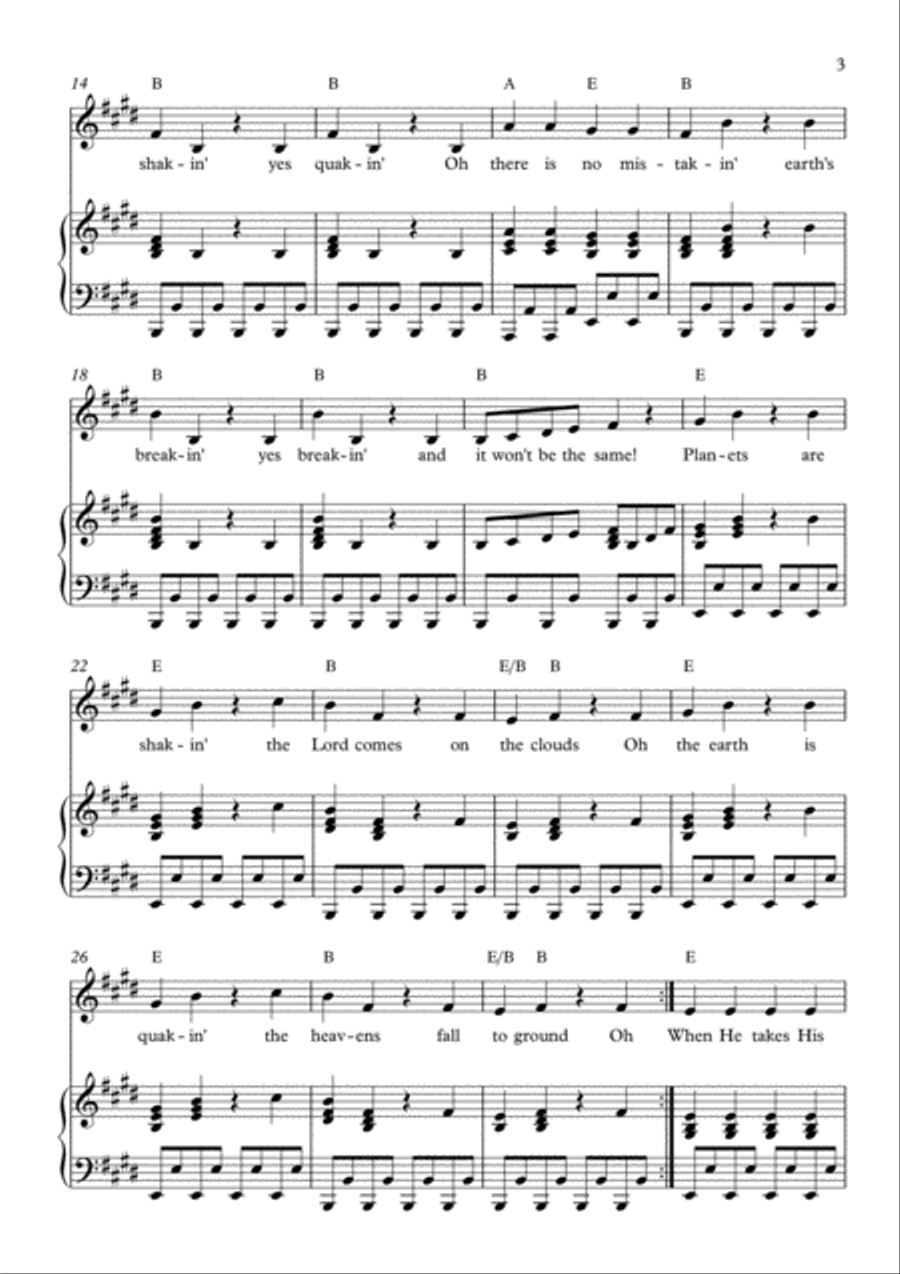 Planets Are Shakin' Planets Are Shakin' Voice scores gallery preview page 3