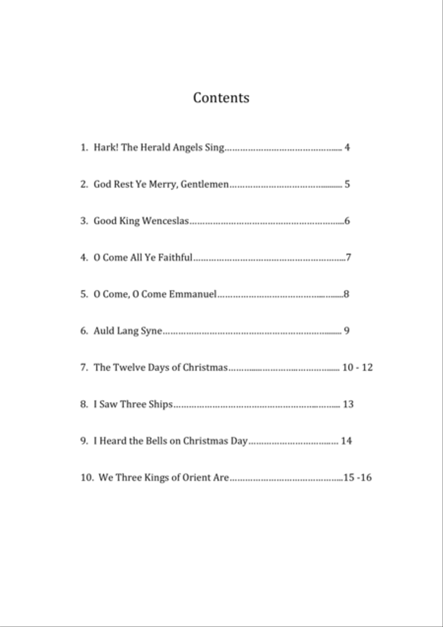 Christmas Songs (Book 2) for Ocarina Solo ocarina scores gallery preview page 3