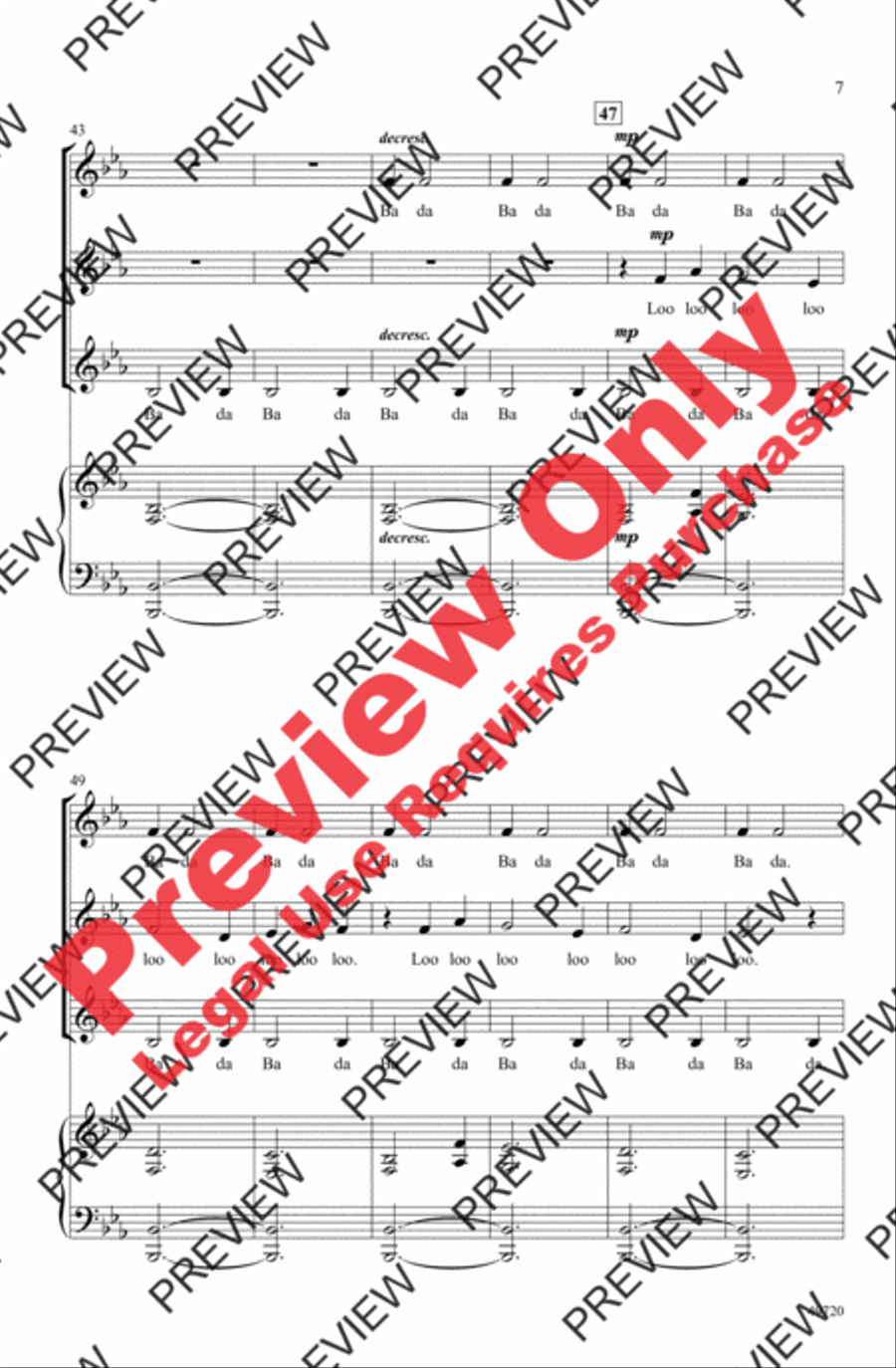 Vox Women's Choir scores gallery preview page 7