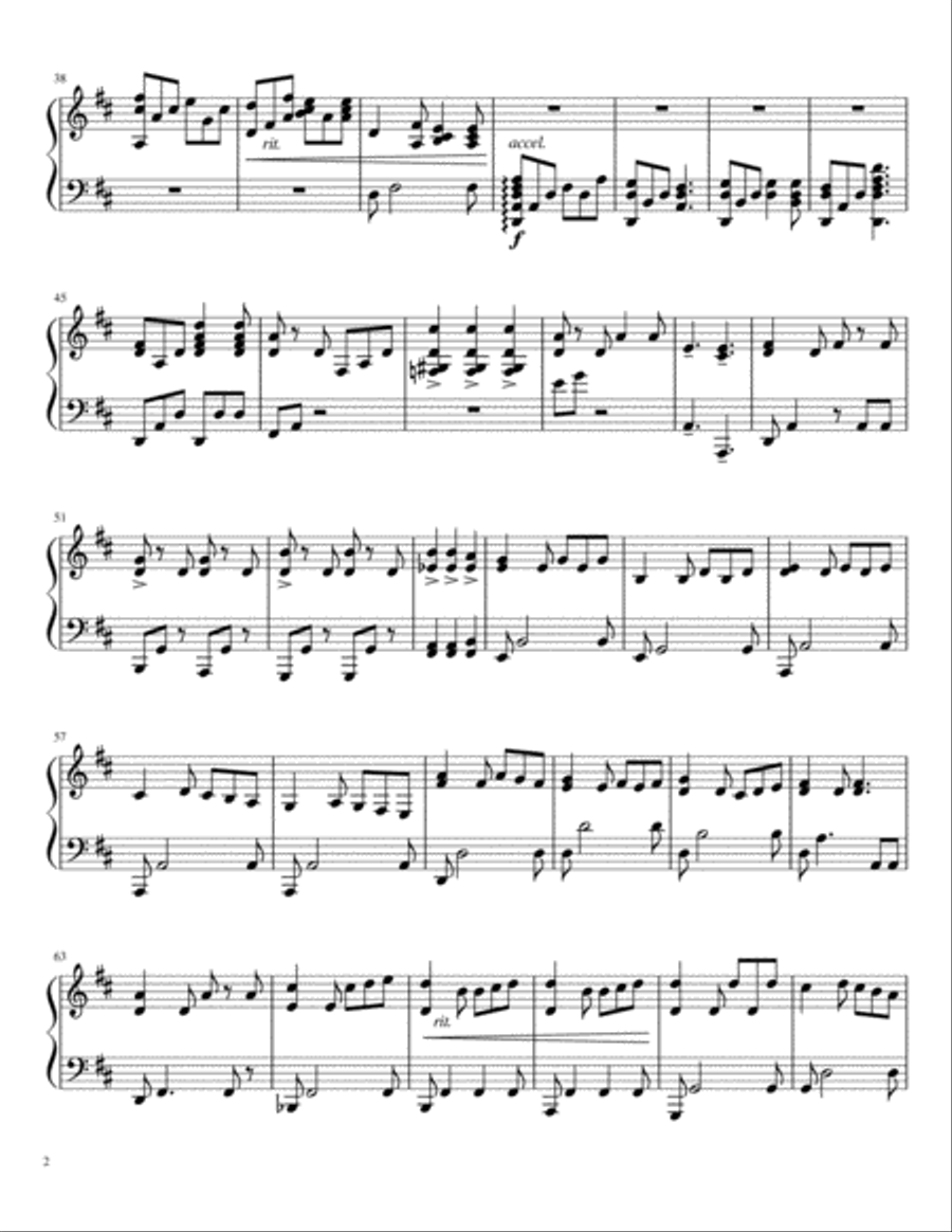Where Can I Turn For Peace? Piano Solo scores gallery preview page 2
