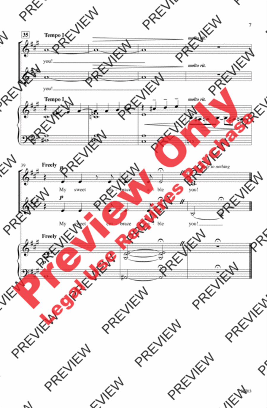 Embraceable You Embraceable You Women's Choir scores gallery preview page 6