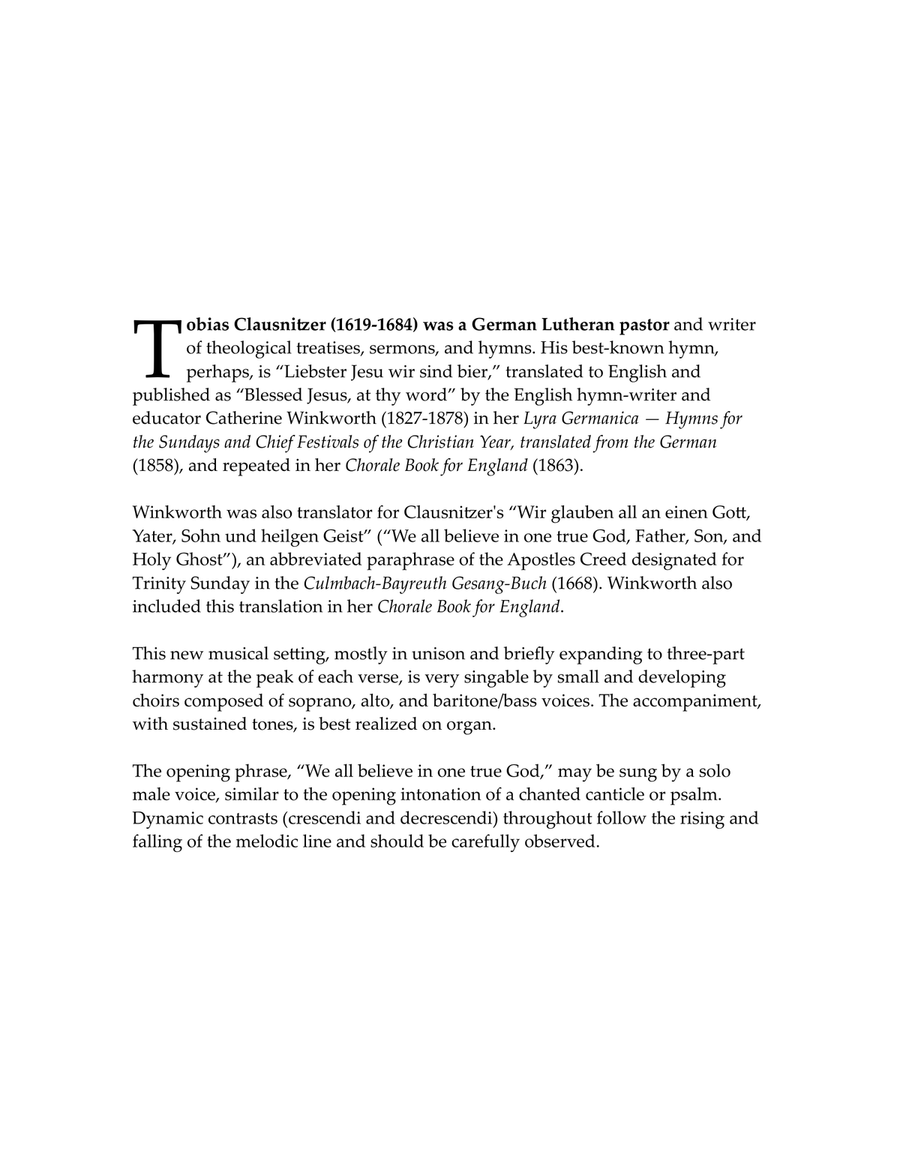 Hymn to the Holy Trinity — anthem for SAB voices, organ 3-Part scores gallery preview page 2