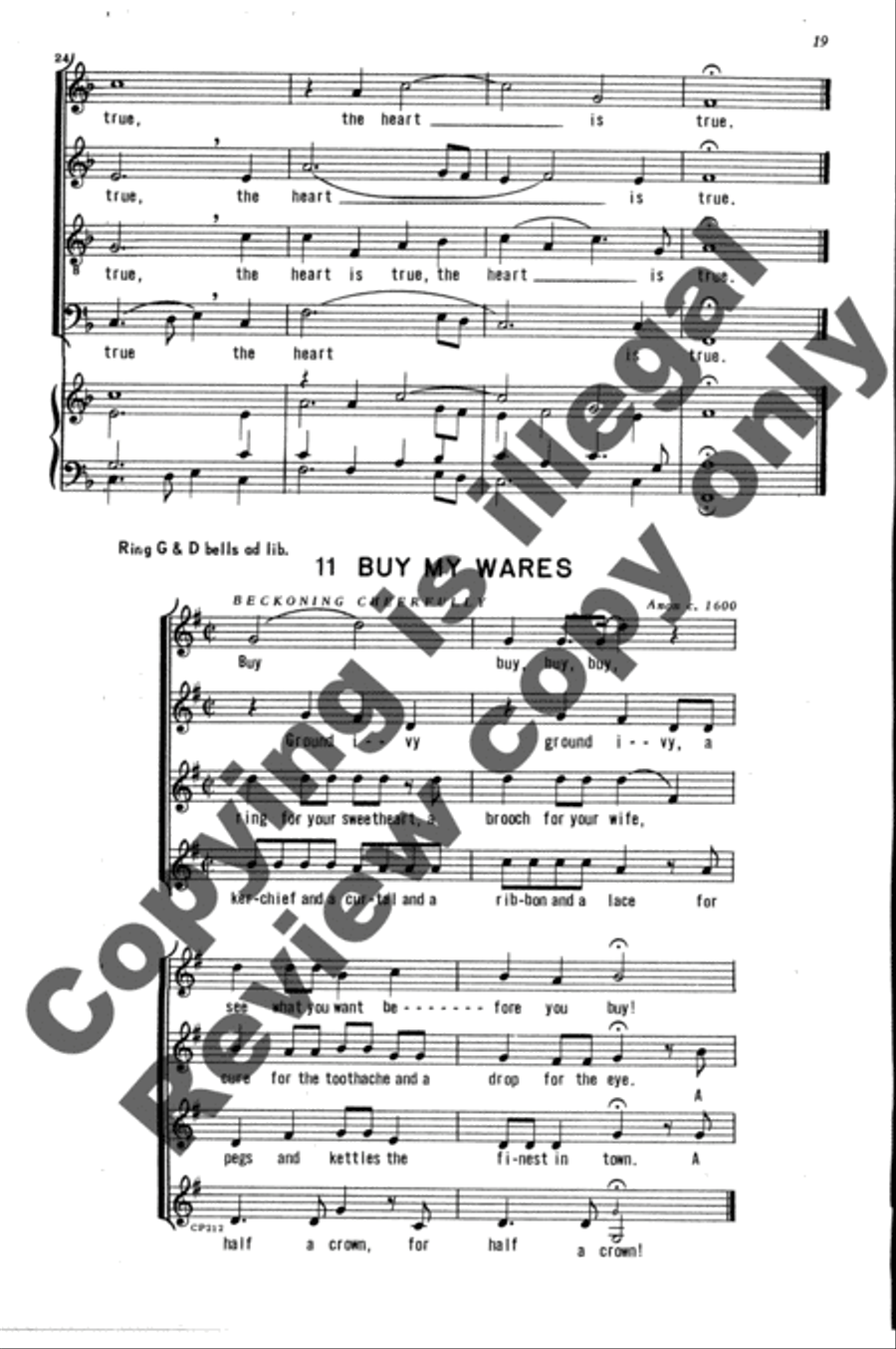 Her Majesty's Delight 4-Part scores gallery preview page 20