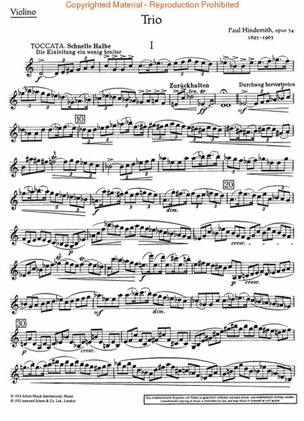 String Trio No. 1, Op. 34
