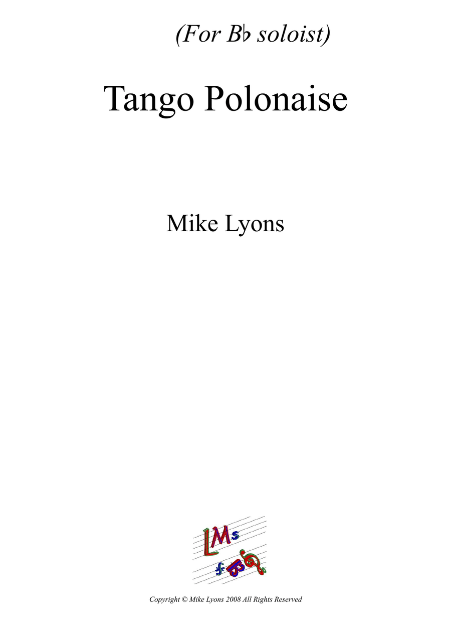 Tango Polonaise for any Bb Soloist and Piano Piano scores gallery preview page 1