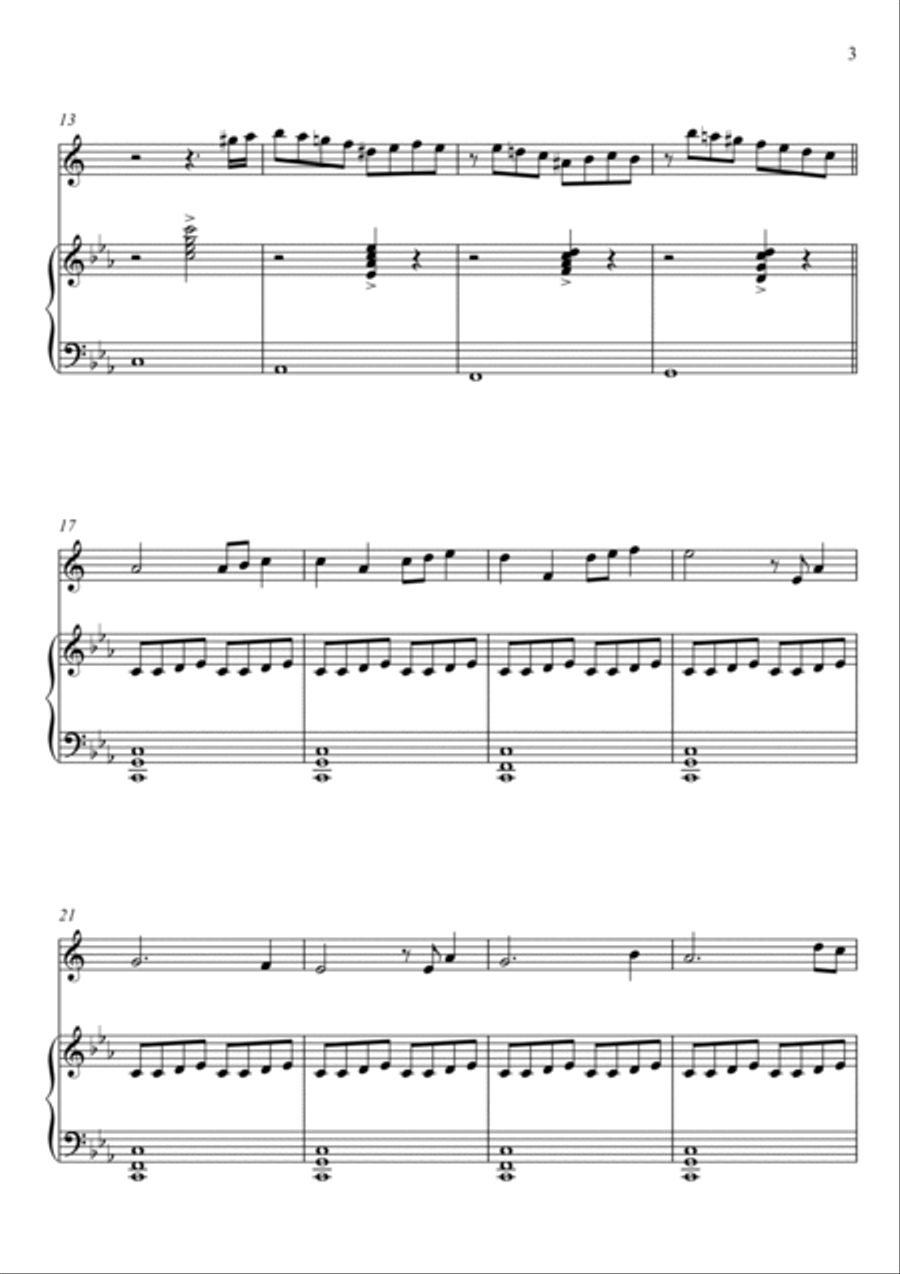 Succession Theme Woodwind Duet scores gallery preview page 3