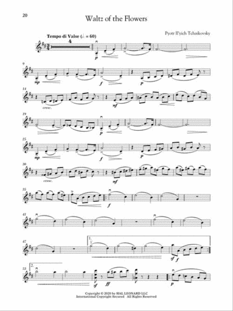 The Nutcracker for Classical Players Violin Solo scores gallery preview page 6