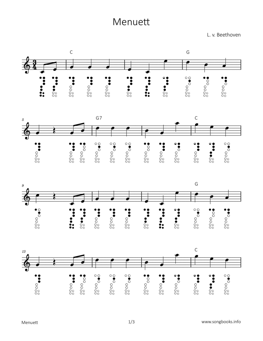 Menuett Chamber Music scores gallery preview page 1