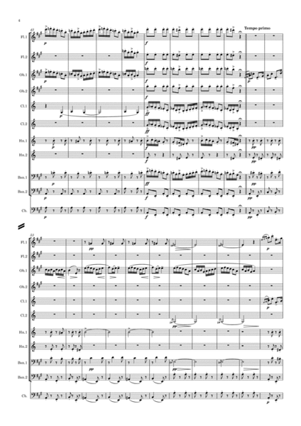 Grieg: 4 Norwegian Dances Op.35 No.II Allegretto tranquillo e grazioso - wind dectet/bass image number null