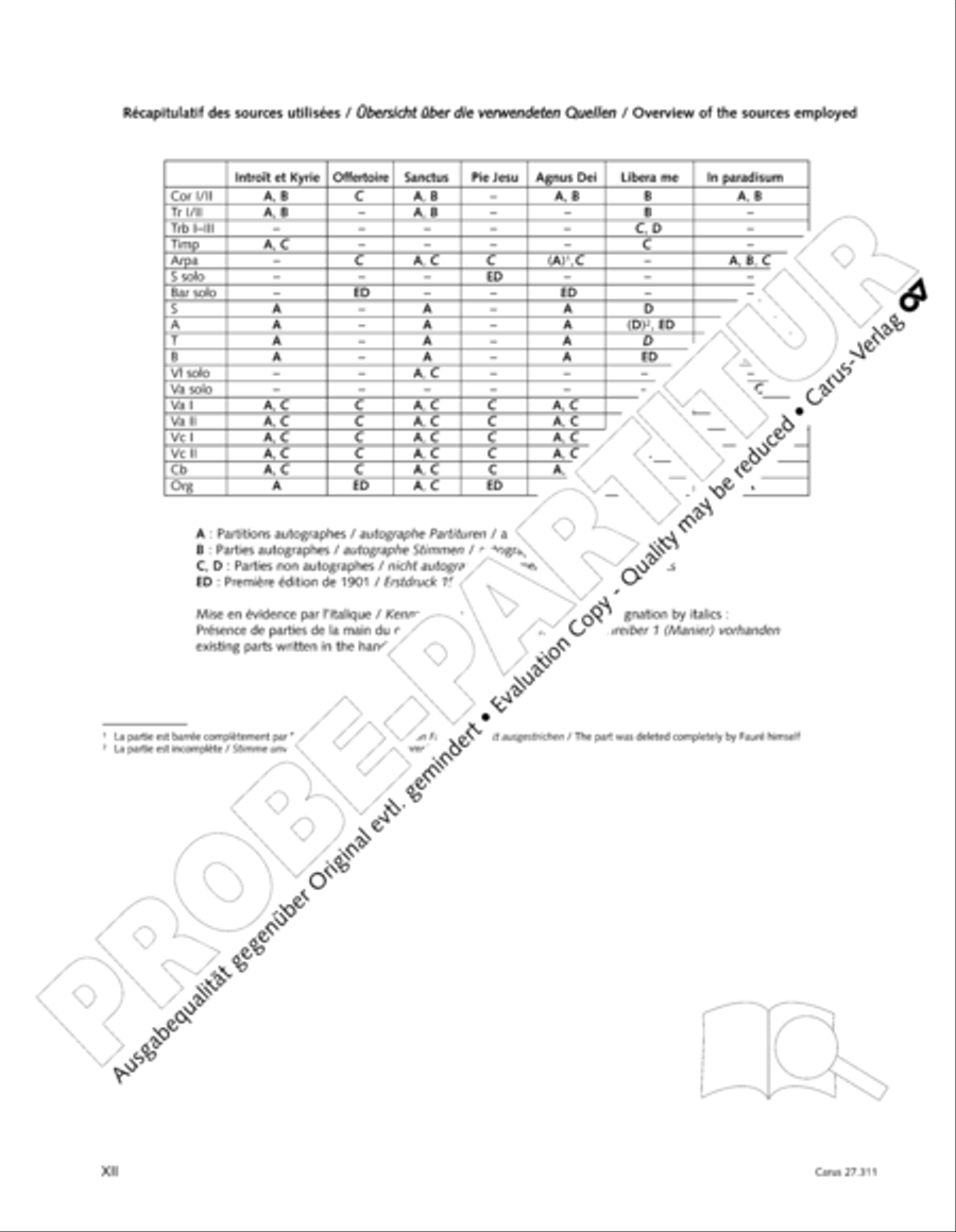Requiem - church version (Requiem. Fassung mit kleinem Orchester) 4-Part scores gallery preview page 14