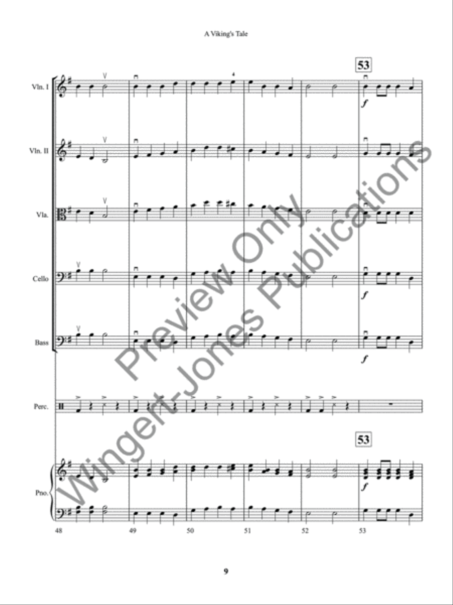 A Viking's Tale A Viking's Tale String Orchestra scores gallery preview page 12