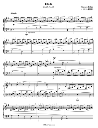 Heller Etude in E minor Op.47 No.15