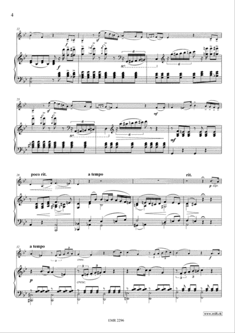 Romance Bassoon Solo scores gallery preview page 4