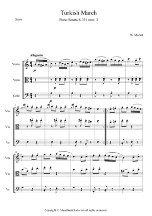Book cover for Turkish march (Piano sonata k.331 mov.3)