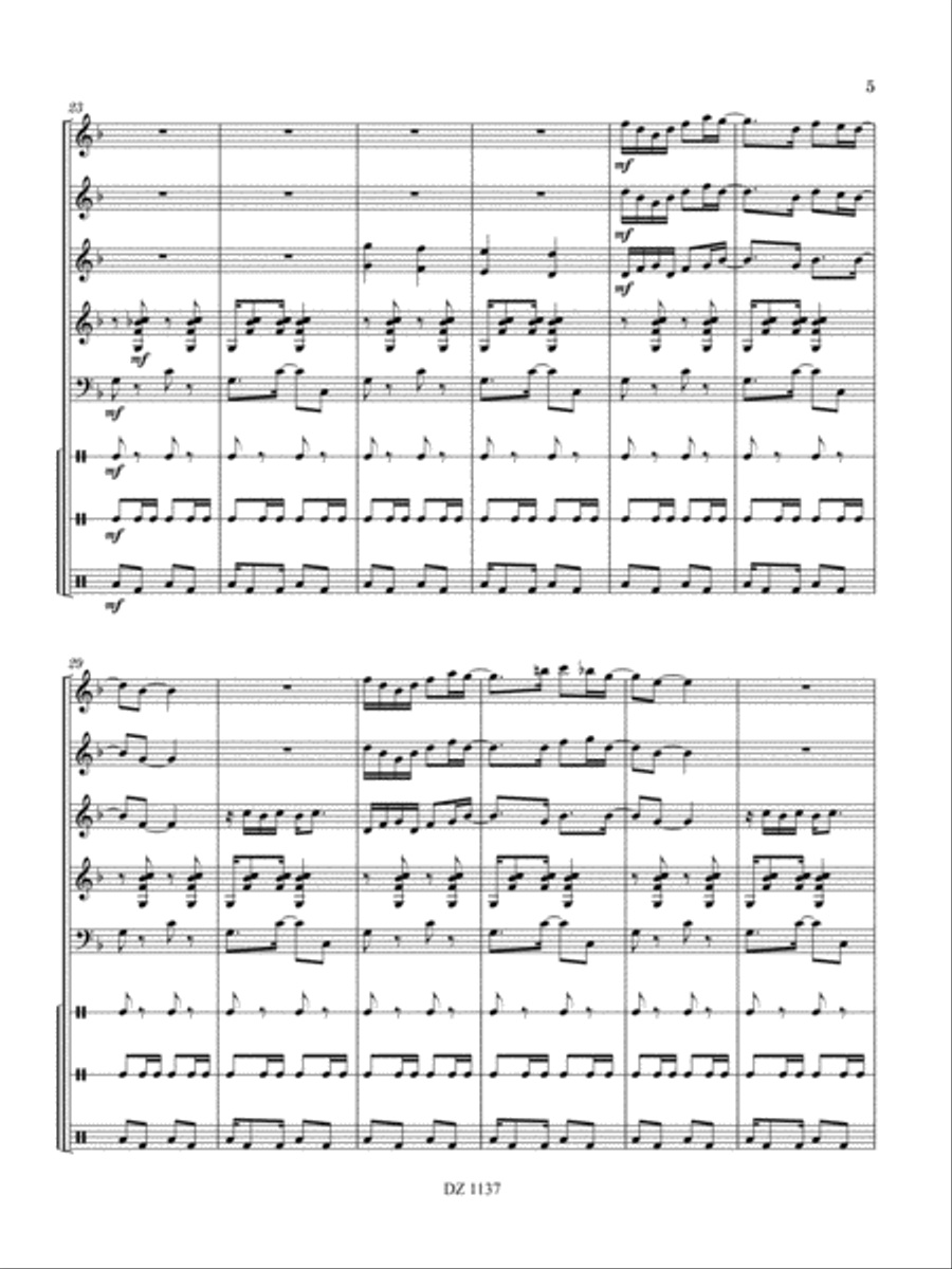 Cumbión Cumbión Guitar Ensemble scores gallery preview page 5