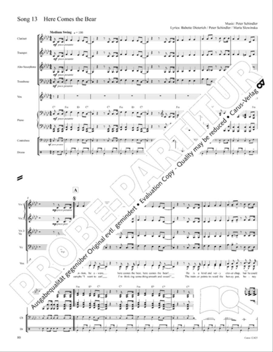 Circus Allegro Choir scores gallery preview page 81