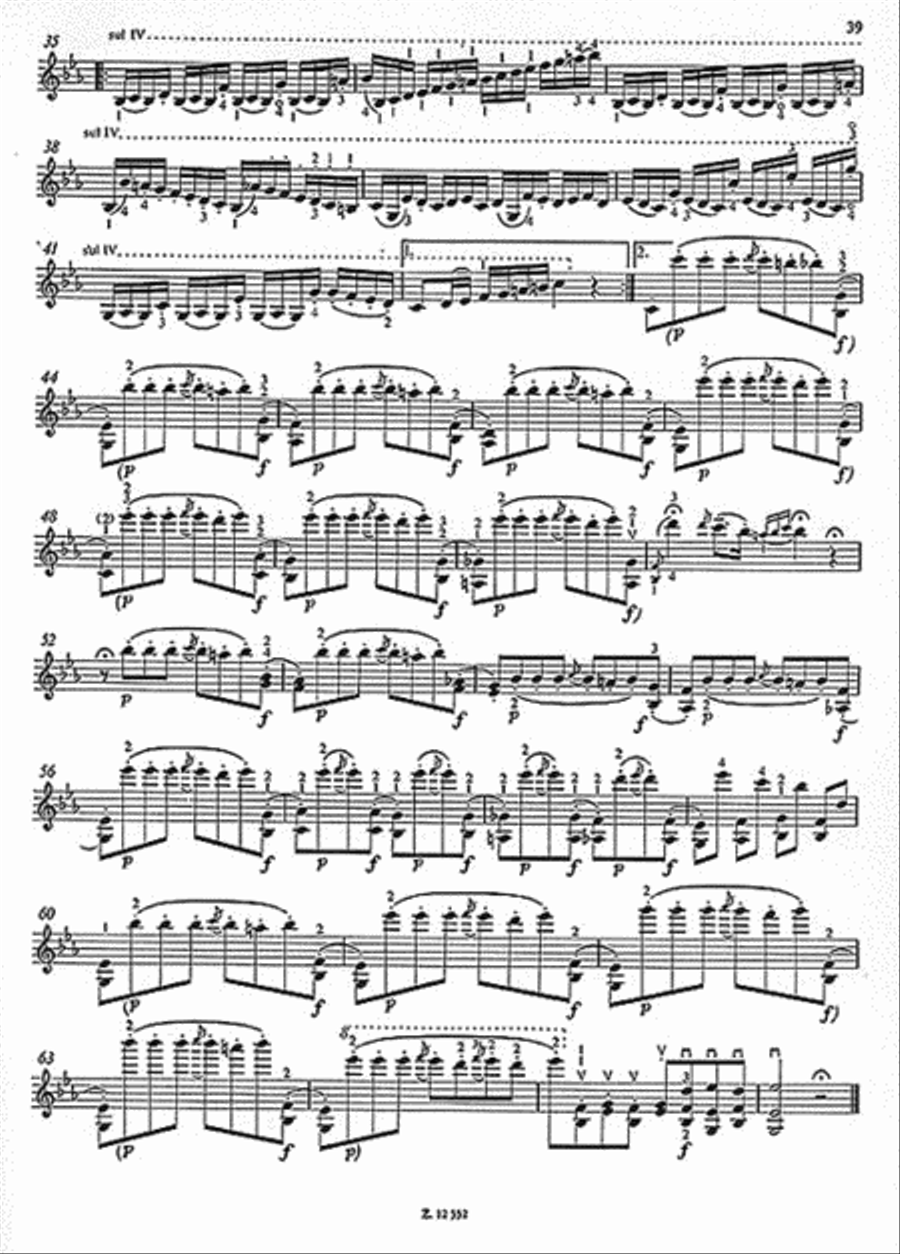 24 Capricci, Op. 1 Violin Solo scores gallery preview page 3