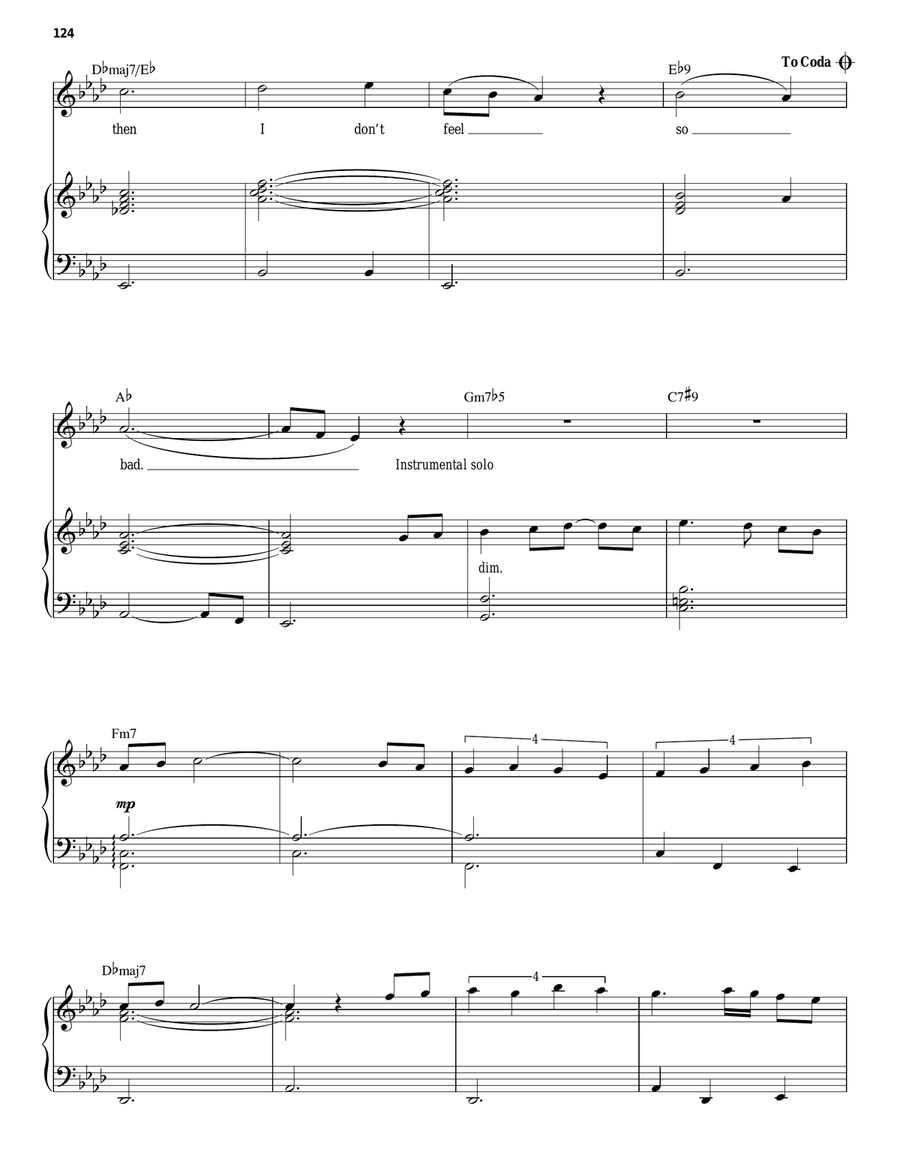 My Favorite Things Piano, Vocal scores gallery preview page 5