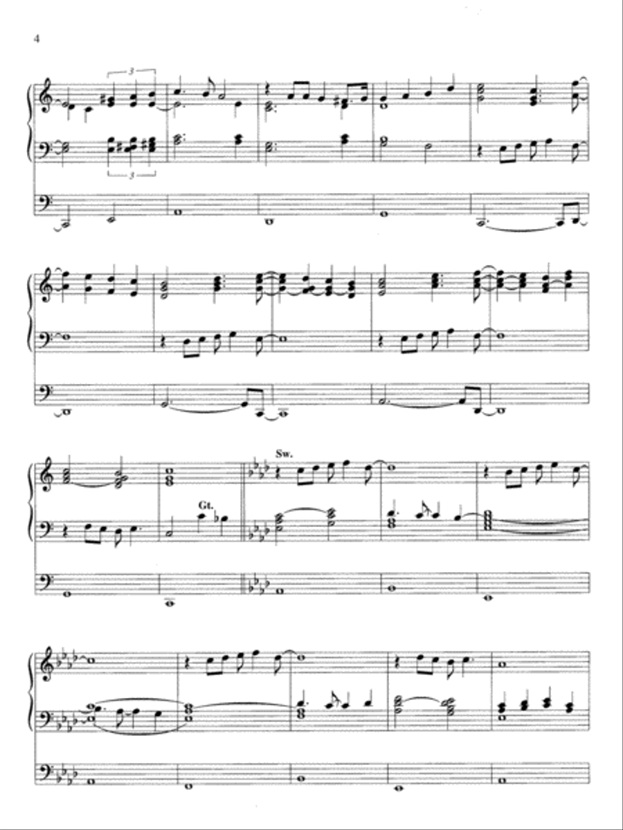 Songs of Praise Songs of Praise Organ scores gallery preview page 3