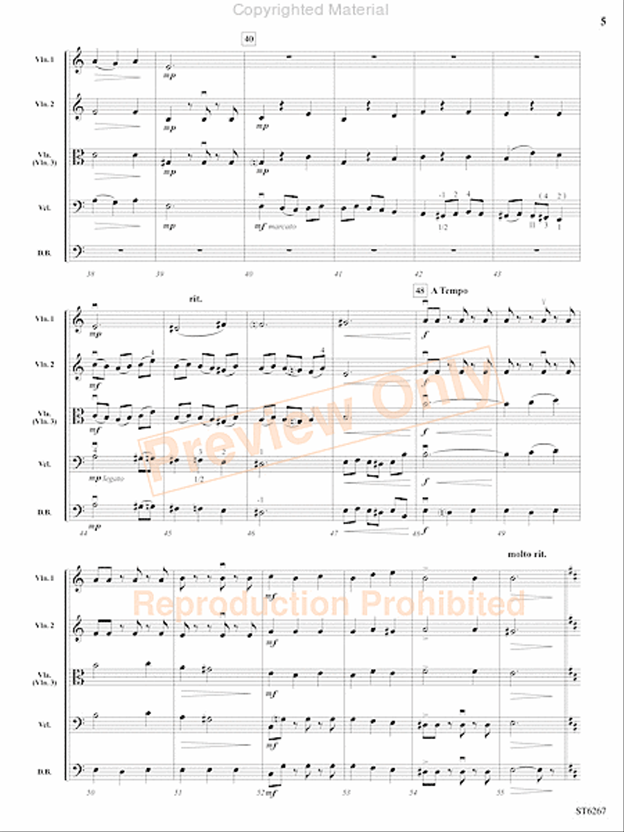 Cordoba String Orchestra scores gallery preview page 6