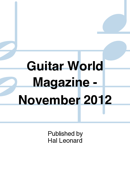 Guitar World Magazine - November 2012