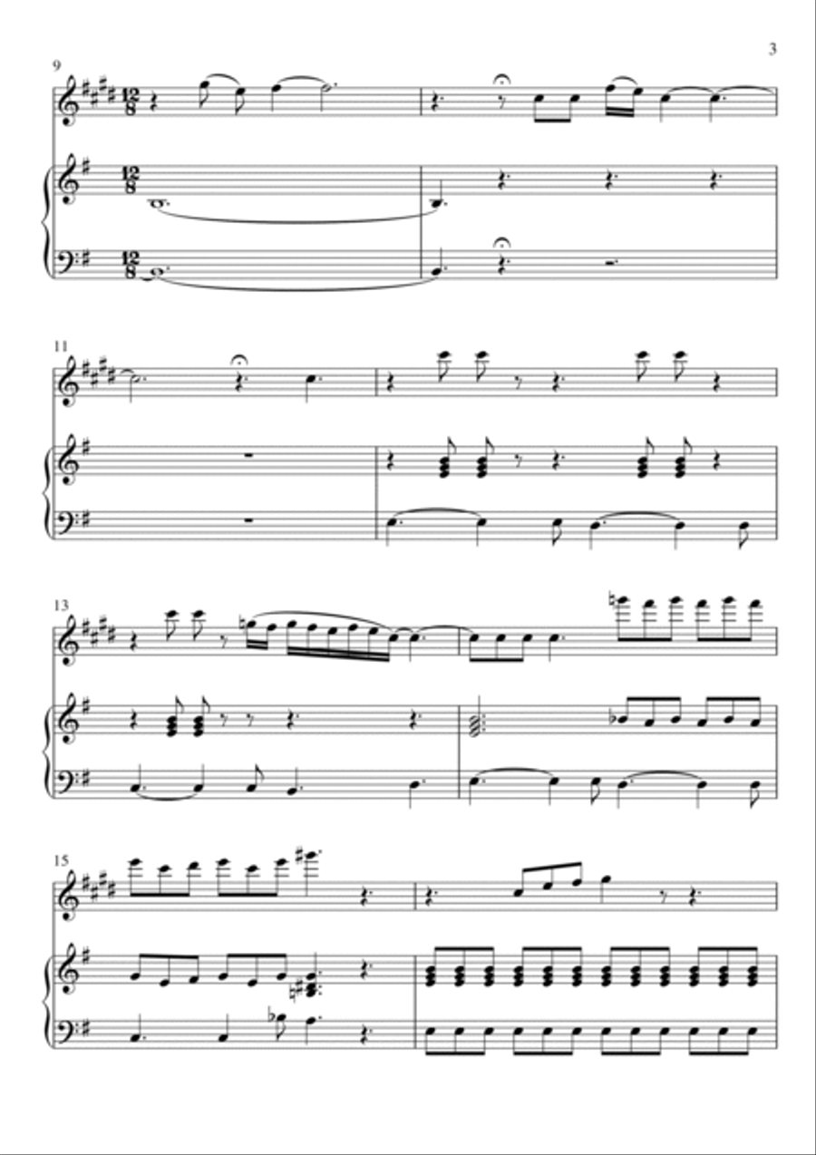 Feeling Good Feeling Good Small Ensemble scores gallery preview page 3